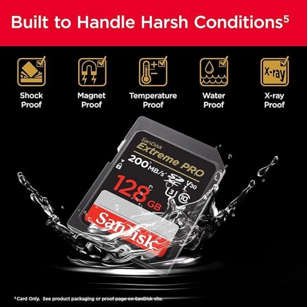 SanDisk 128GB Extreme PRO Memory Card - Image 5
