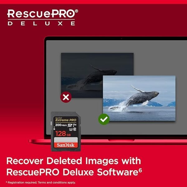 SanDisk 128GB Extreme PRO Memory Card - Image 6