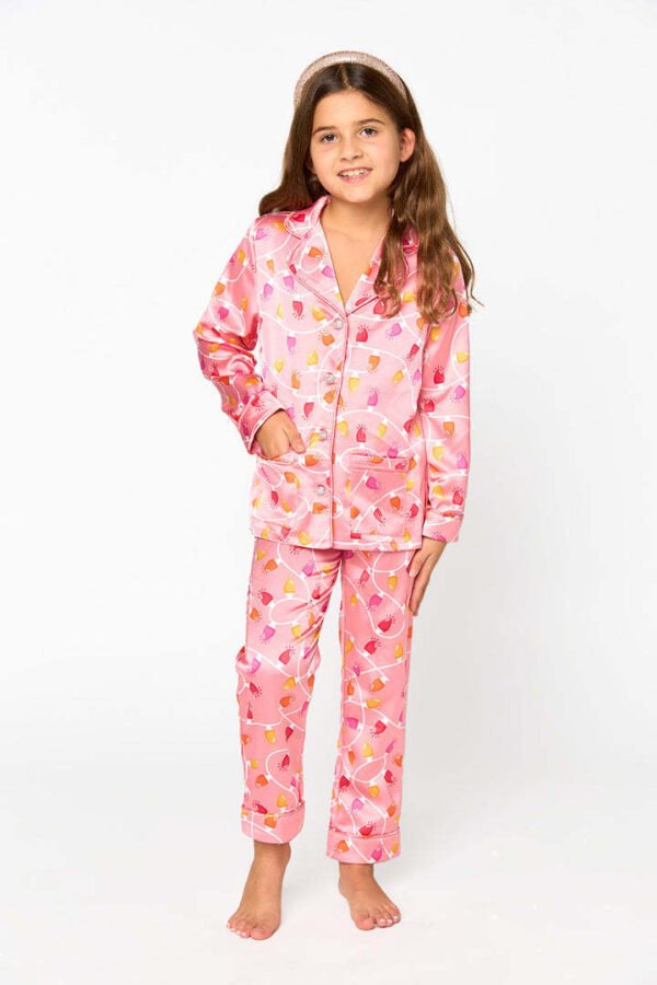 Parent child outfit European and American Christmas pajamas set printed home clothes for women - Image 11