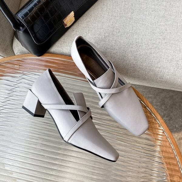 Chiko Acacia Square Toe Block Heels Loafer - Image 2