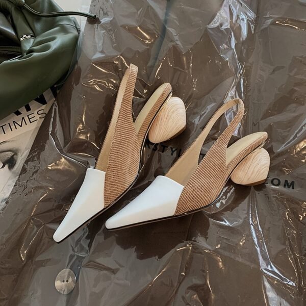 Chiko Celina Square Toe Block Heels Pumps - Image 2