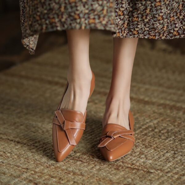 Chiko Shira Pointed Toe Block Heels Loafer