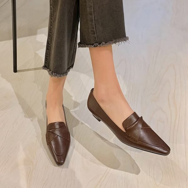 Chiko Payal Square Toe Block Heels Loafer - Image 2