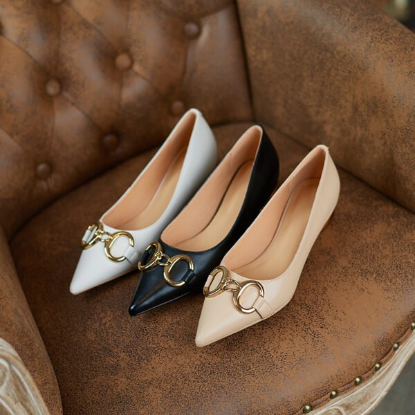 Chiko Dominica Pointed Toe Block Heels Pumps - Image 2