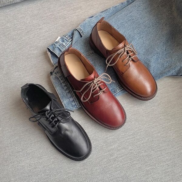 Chiko Donvina Round Toe Block Heels Oxford - Image 2