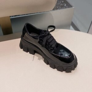 Chiko Colmana Round Toe Block Heels Oxford
