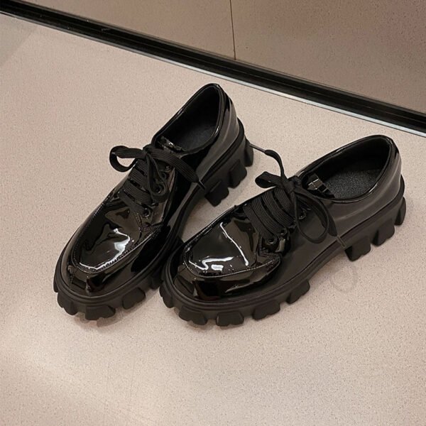 Chiko Colmana Round Toe Block Heels Oxford - Image 2