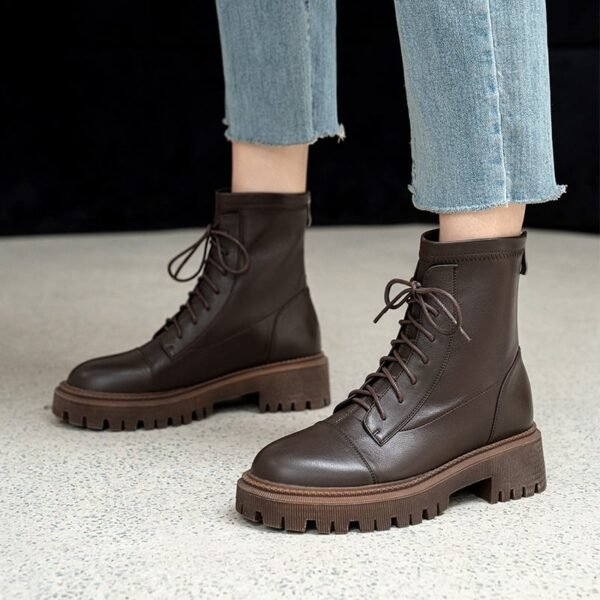 Chiko Elyssa Round Toe Block Heels Boots
