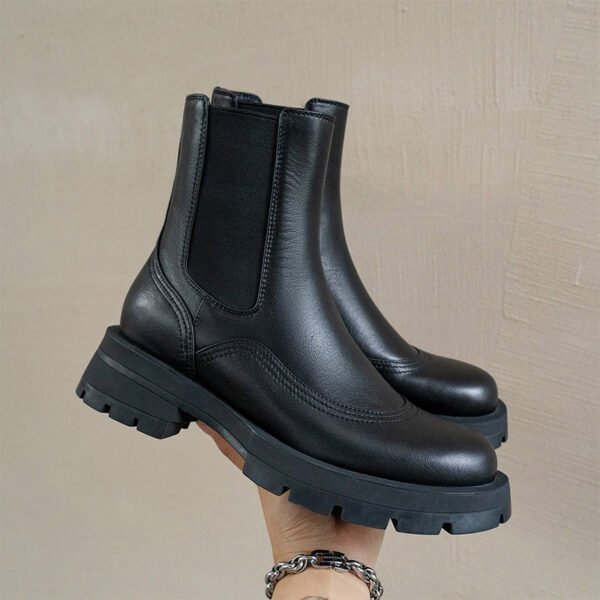 Chiko Gloria Round Toe Block Heels Boots - Image 2