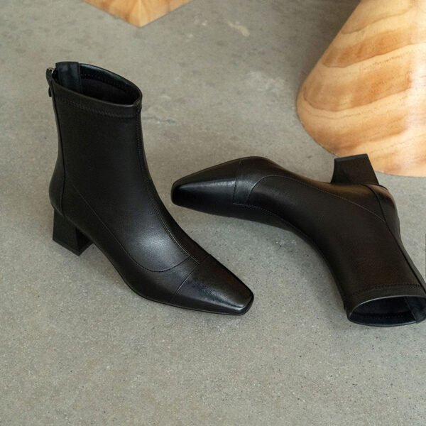 Chiko Inmaculada Square Toe Block Heels Boots - Image 2
