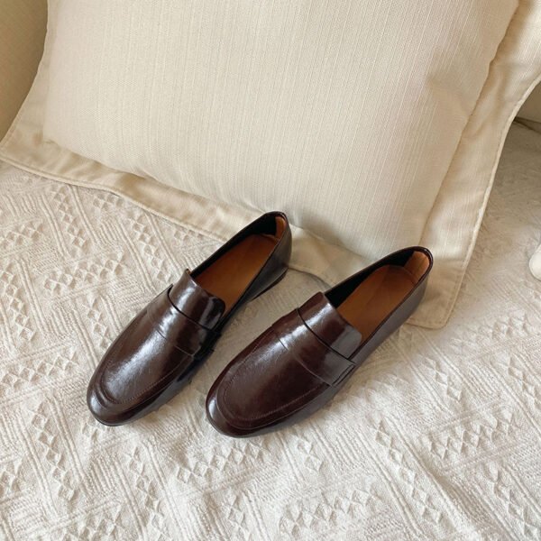 CHIKO Torcuata Round Toe Block Heels Loafer Flats - Image 2