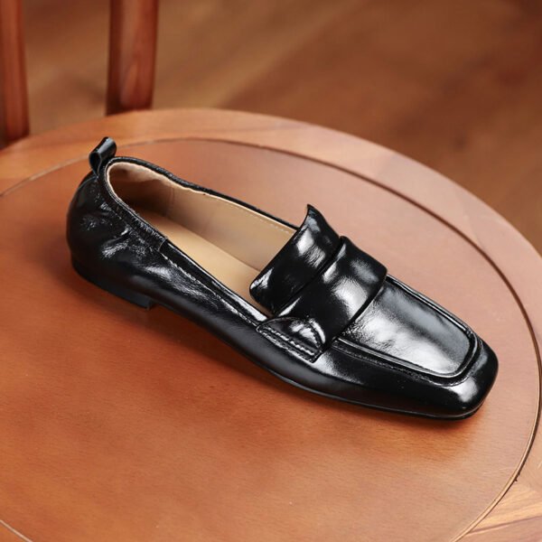 CHIKO Kohana Square Toe Block Heels Loafers Shoes - Image 2