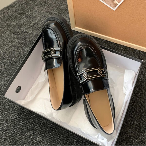 CHIKO Lulu Round Toe Block Heels Loafers Shoes - Image 2