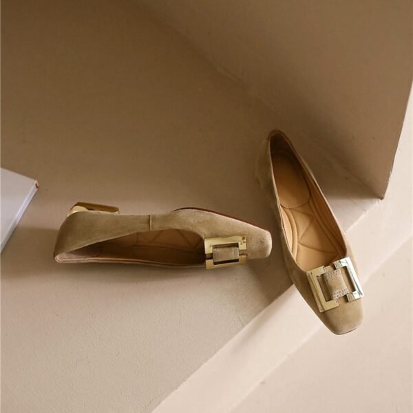 CHIKO Abeytu Square Toe Block Heels Pumps Shoes - Image 2