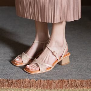 Chiko Antania Open Toe Block Heels Sandals