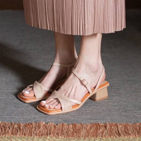 Chiko Antania Open Toe Block Heels Sandals