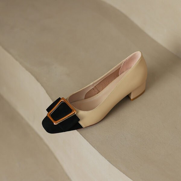 CHIKO Souzan Square Toe Block Heels Pumps Shoes - Image 2
