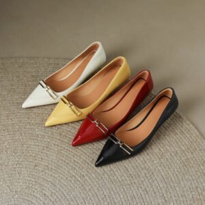CHIKO Hilaria Pointy Toe Kitten Heels Pumps Shoes