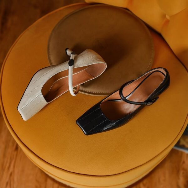 CHIKO Olivia Square Toe Stiletto Mary Jane Shoes - Image 2
