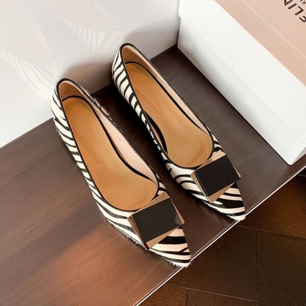 CHIKO Kesare Pointy Toe Block Heels Pumps Shoes - Image 2