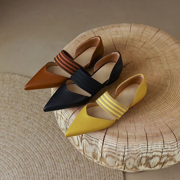 CHIKO Catia Pointy Toe Block Heels Pumps Shoes