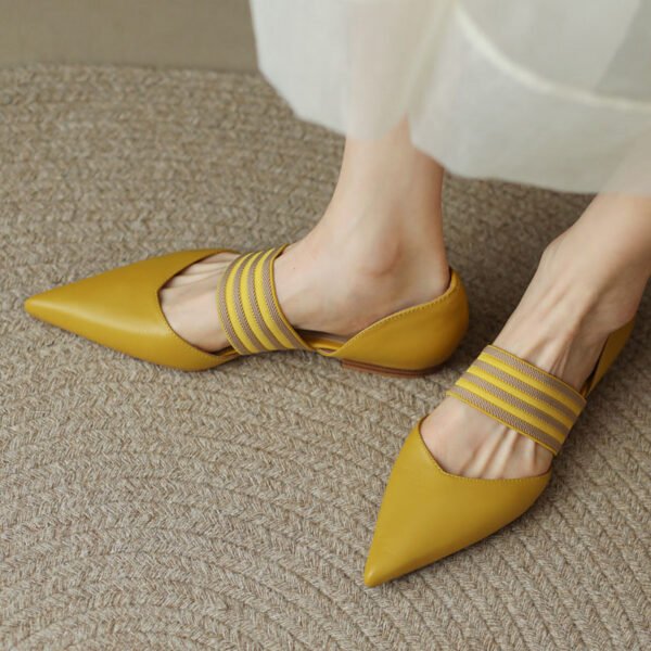 CHIKO Catia Pointy Toe Block Heels Pumps Shoes - Image 2