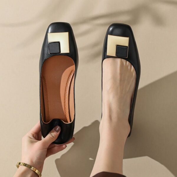 CHIKO Asenka Square Toe Block Heels Pumps Shoes - Image 2
