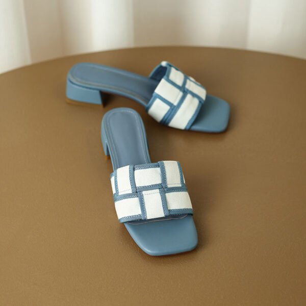 CHIKO Abrahan Open Toe Block Heels Slides Sandals - Image 2
