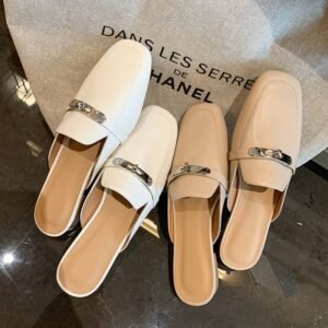 CHIKO Alejandra Square Toe Block Heels Clogs/Mules Shoes