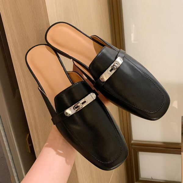 CHIKO Alejandra Square Toe Block Heels Clogs/Mules Shoes - Image 2