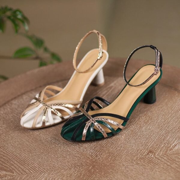CHIKO Janick Open Toe Stiletto Heeled Sandals - Image 2
