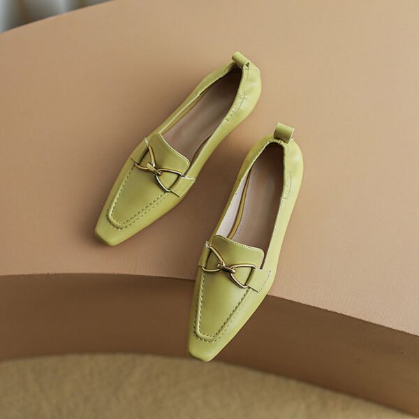 CHIKO Begonia Square Toe Block Heels Loafers Shoes - Image 2