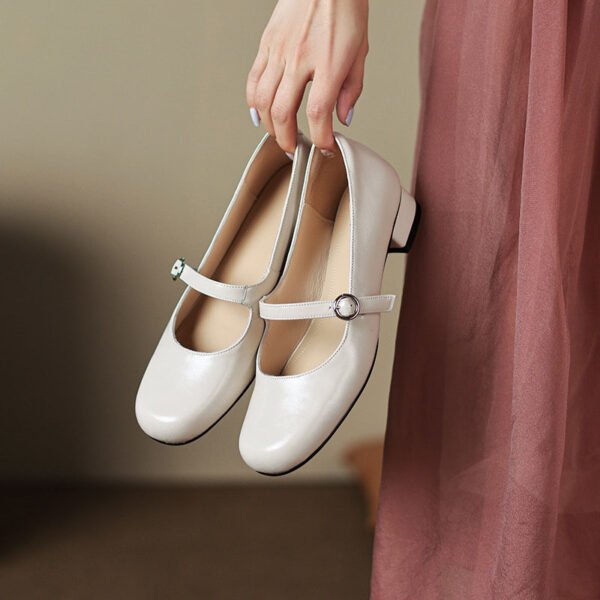 CHIKO Catalin Square Toe Block Heels Mary Jane Shoes - Image 2