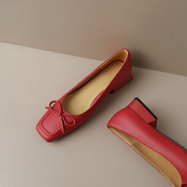 CHIKO Cayetana Square Toe Block Heels Pumps Shoes - Image 2