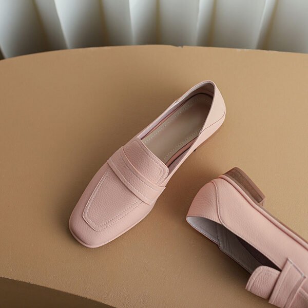 CHIKO Clarinda Square Toe Block Heels Loafers Shoes - Image 2
