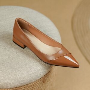 CHIKO Chela Pointy Toe Block Heels Pumps Shoes
