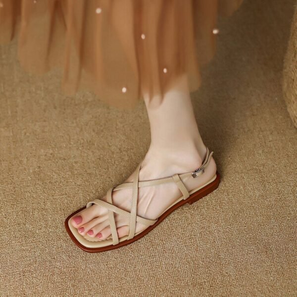 CHIKO Emeralda Open Toe Block Heels Flats Sandals - Image 2