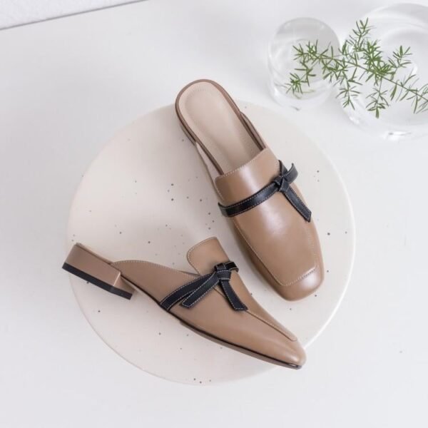 CHIKO Lyndee Square Toe Block Heels Clogs/Mules Shoes - Image 2