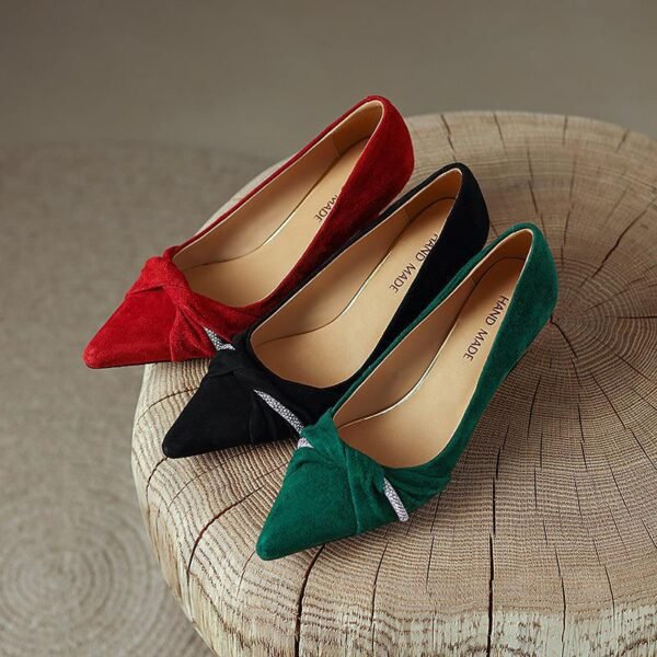 CHIKO Lur Pointy Toe Stiletto Pumps Shoes