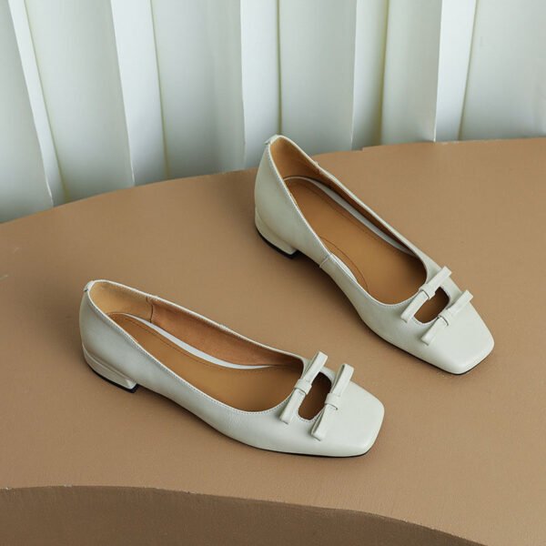 CHIKO Idoia Square Toe Block Heels Pumps Shoes - Image 2