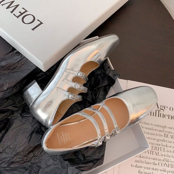 CHIKO Gezana Square Toe Block Heels Mary Jane Shoes - Image 2