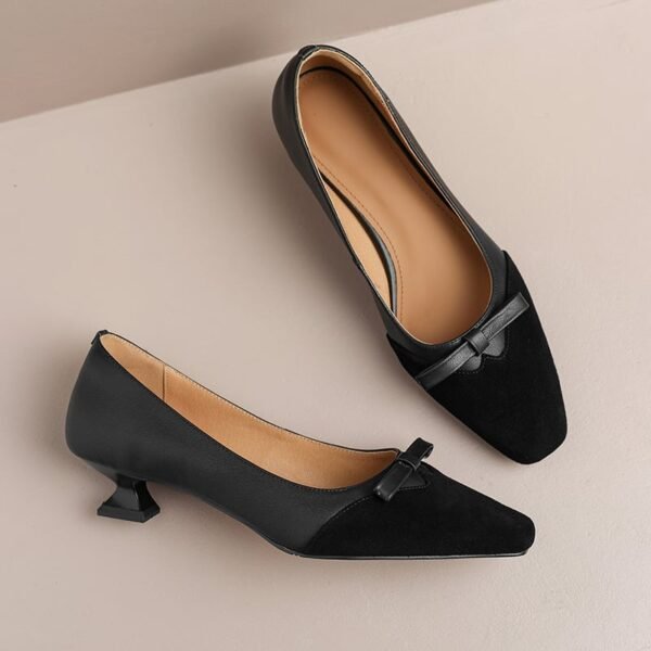 CHIKO Fuensanta Kitten Heels Bow Pumps - Image 2