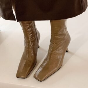 CHIKO Igone Square Toe Stiletto Ankle Boots
