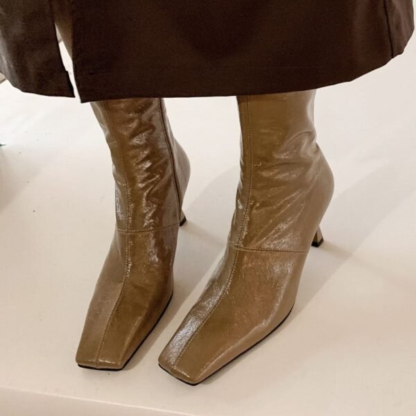 CHIKO Igone Square Toe Stiletto Ankle Boots