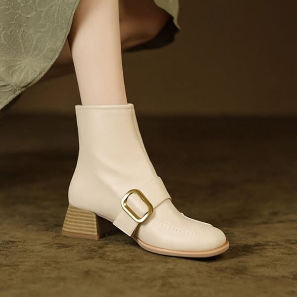 CHIKO Frescura Buckle Leather Ankle Boots - Image 2