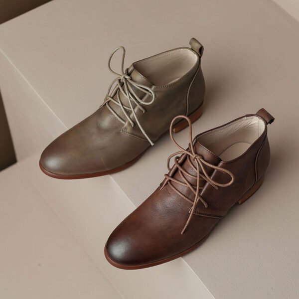 CHIKO Irma Round Toe Block Heels Ankle Boots - Image 2