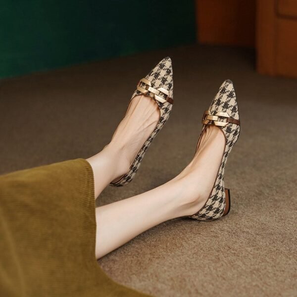 CHIKO Malu Pointy Toe Block Heels Pumps Shoes