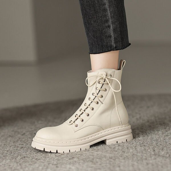 CHIKO Palmera Round Toe Block Heels Ankle Boots - Image 2