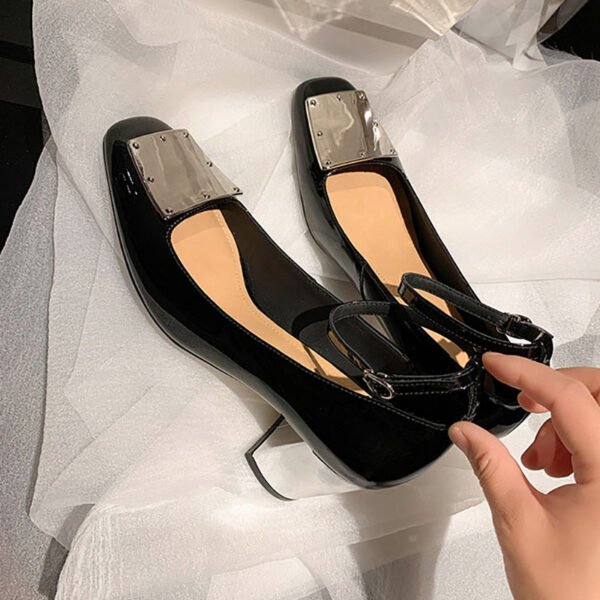CHIKO Ventana Square Toe Block Heels Ankle Boots - Image 2