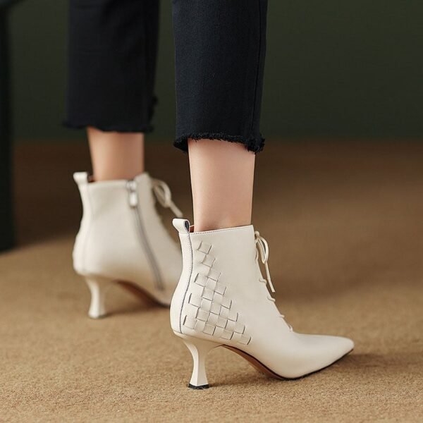 CHIKO Chuma Pointy Toe Stiletto Ankle Boots - Image 2